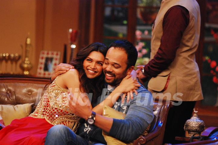 Cast of Chennai Express on the sets Comedy nights with Kapil Sharma