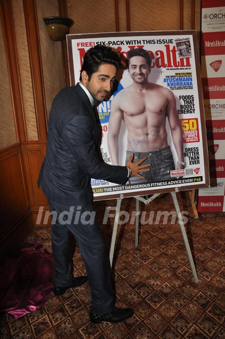 Ayushmann Khurrana Launch Mans Helath Magazine