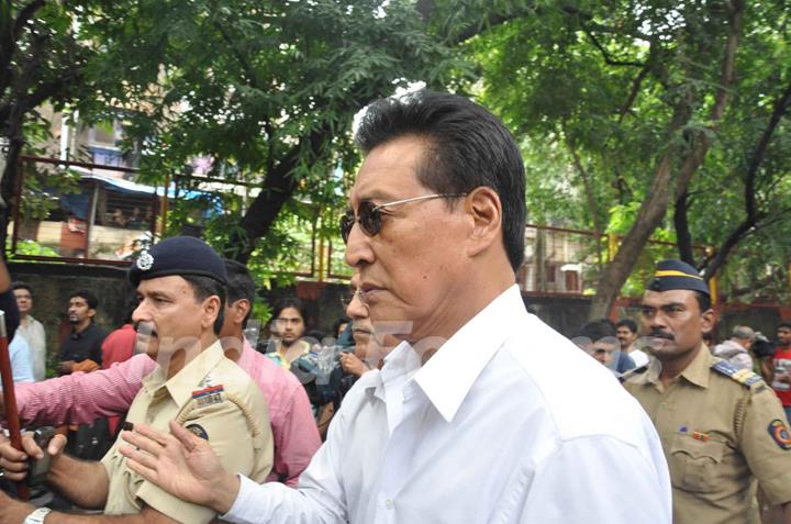 Danny Denzongpa at Bollywood legend Pran's final journey