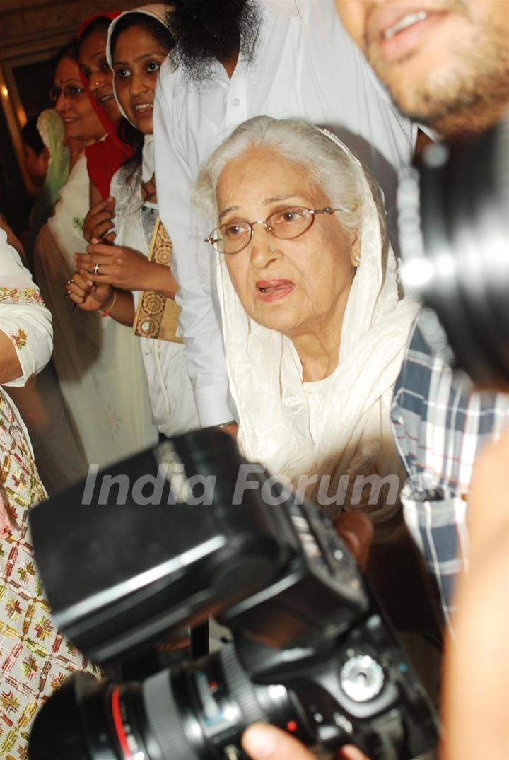 Condolence meeting of late Legendary Actor Pran