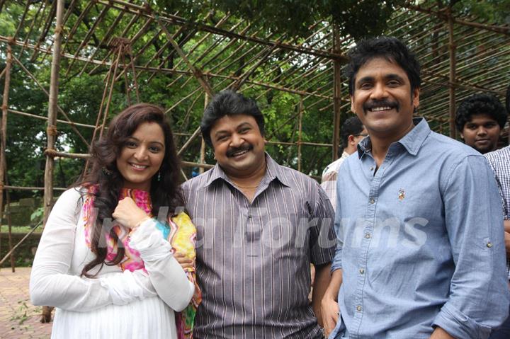 Nagarjuna, Prabhu, Manju Warrier shoots for Kalyan Jewellers Ad film