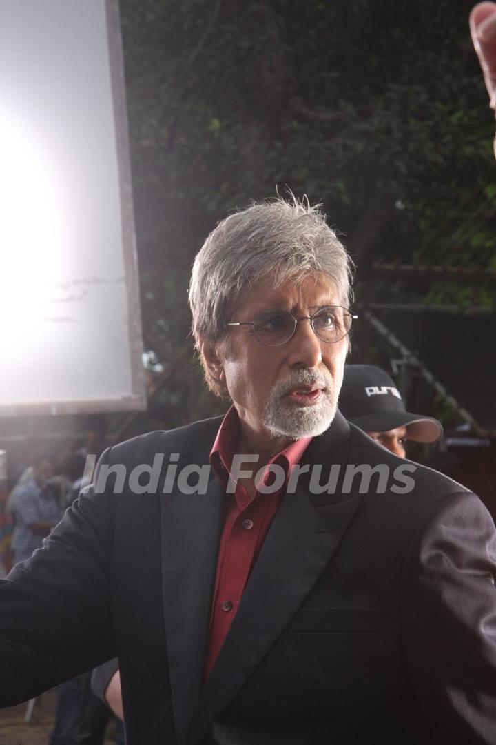 Amitabh Bachchan shoots for Kalyan Jewellers Ad film