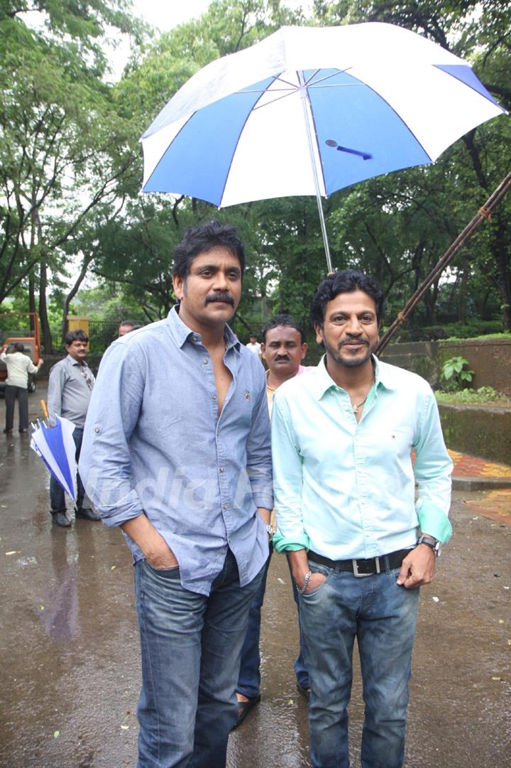 Nagarjuna Akkineni shoots for Kalyan Jewellers Ad film