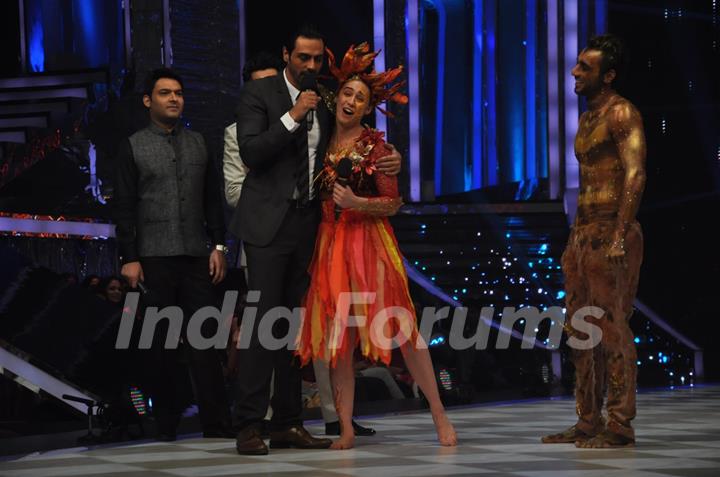 Film D-Day Promotion on Jhalak Dhikhala Jaa Set