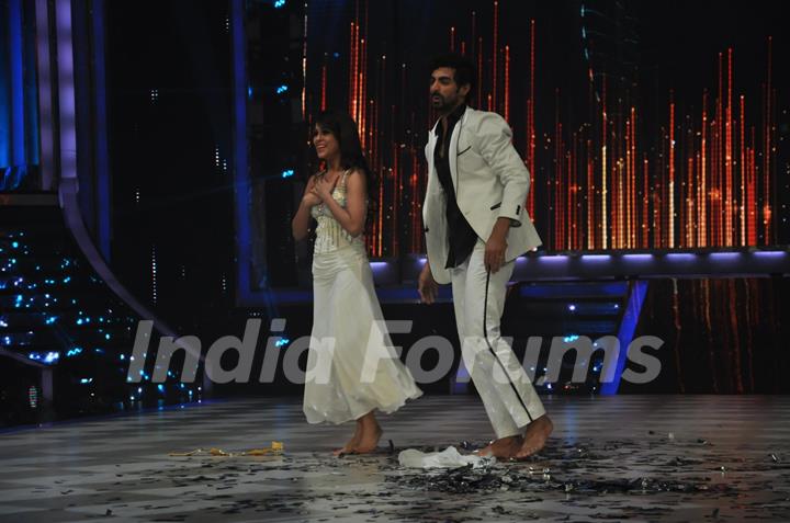 Film D-Day Promotion on Jhalak Dhikhala Jaa Set