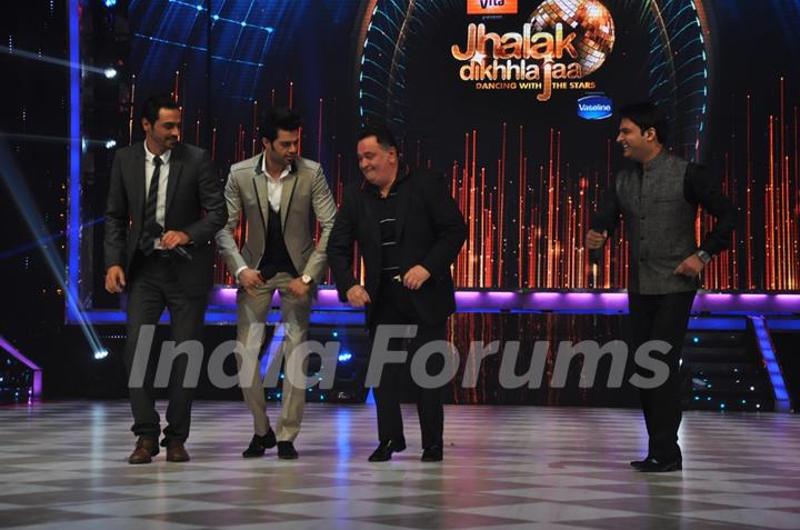 Film D-Day Promotion on Jhalak Dhikhala Jaa Set