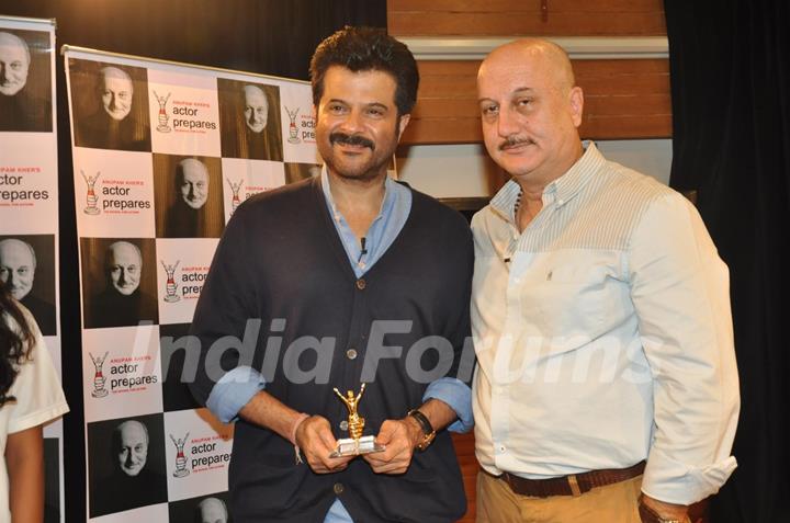 Anil Kapoor & Anupam Kher at An Actor Prepares: Behind The Success