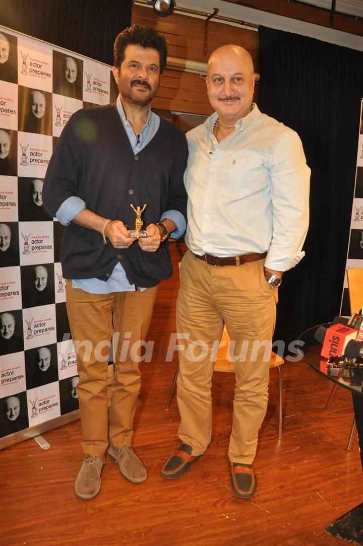 Anil Kapoor & Anupam Kher at An Actor Prepares: Behind The Success