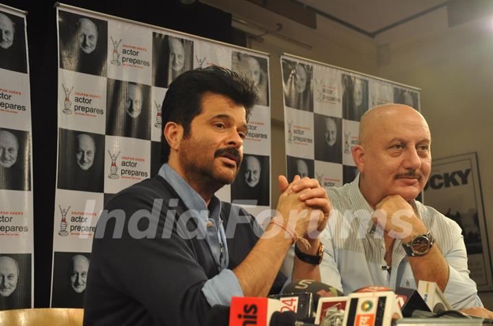 Anil Kapoor & Anupam Kher at An Actor Prepares: Behind The Success