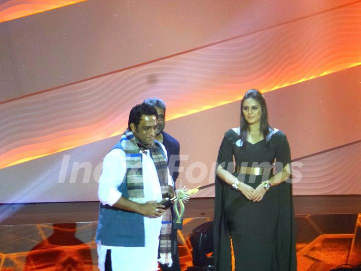 Anurag Basu And Huma Qureshi at 14th IIFA awards at Macau