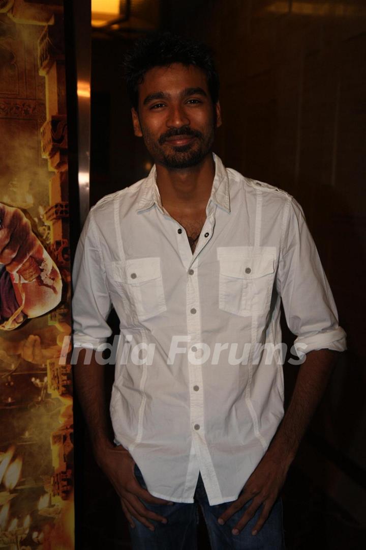 Dhanush at Success party of film Raanjhanaa