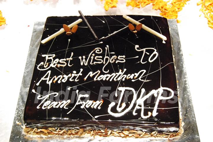 Amrit Manthan cake cutting, the last day of the shoot