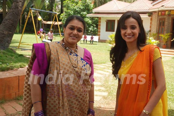 Sanaya Irani and Supriya Pathak