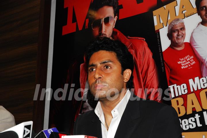 Abhishek Bachchan during the unveiling of magazine Mandate