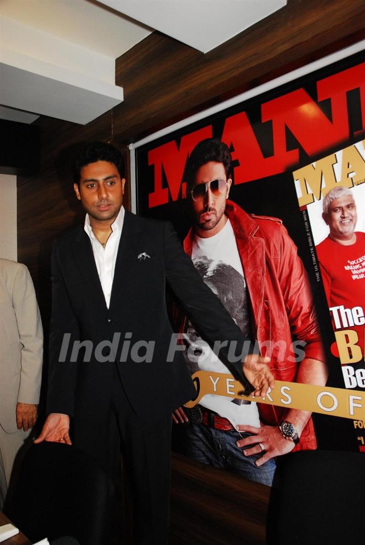 Abhishek Bachchan during the unveiling of magazine Mandate