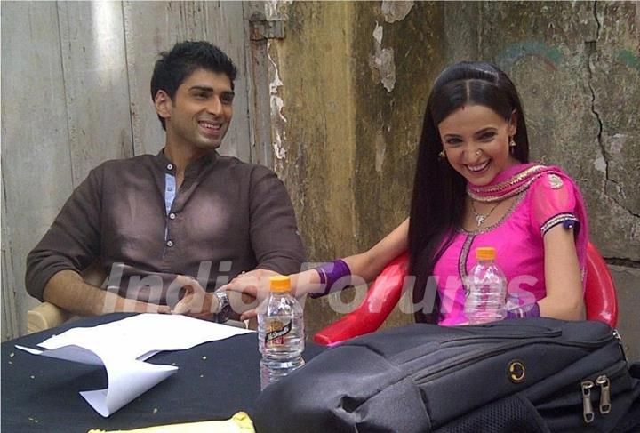 Sanaya Irani and Akshay Dogra