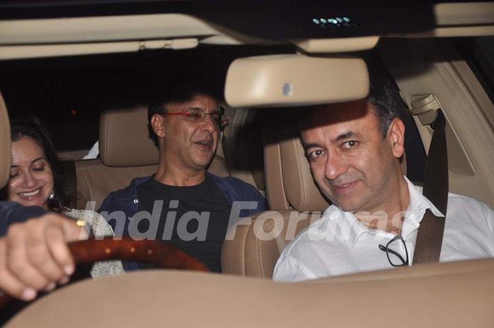 Vidhu Vinod Chopra and Rajkumar Hirani at Shahrukh Khan's Grand Eid Party