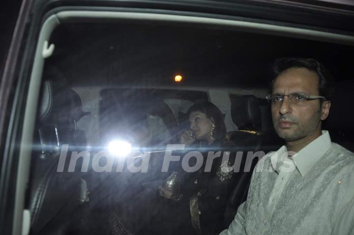 Raveena Tandon and Anit Thadani at Shahrukh Khan's Grand Eid Party