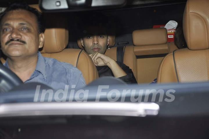 Karan Johar arrives Shahrukh Khan's Grand Eid Party