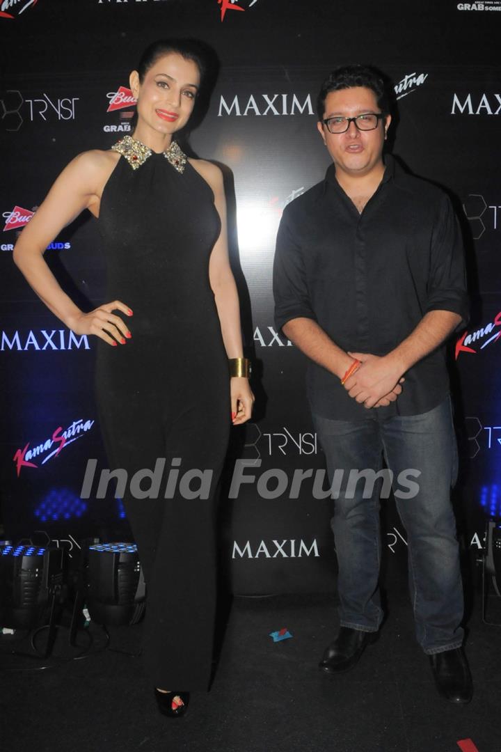 Maxim special issue launch with cover girl Ameesha patel and Vivek Pareek