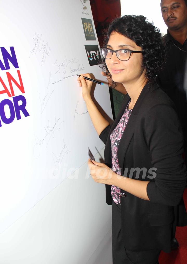 Kiran Rao at 'Pledge to donate Organs', Initiative