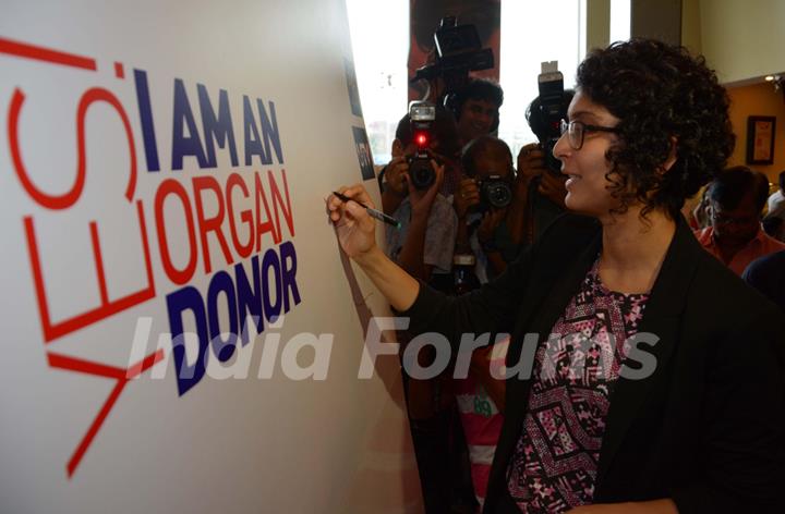 Kiran Rao pledged organs in Mumbai