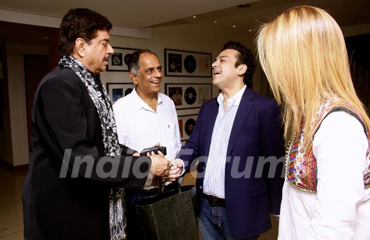 Shatrugan Sinha and Adnan Sami in a conversation