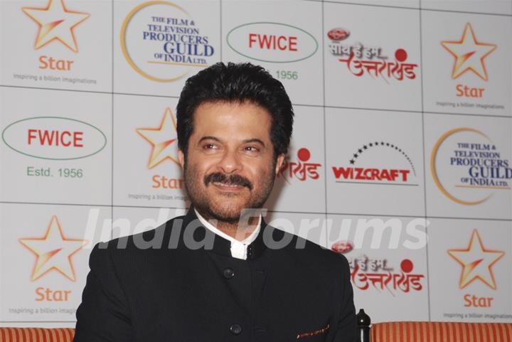 Anil Kapoor was present at the 'Saath Hain Hum Uttarakhand' donation drive