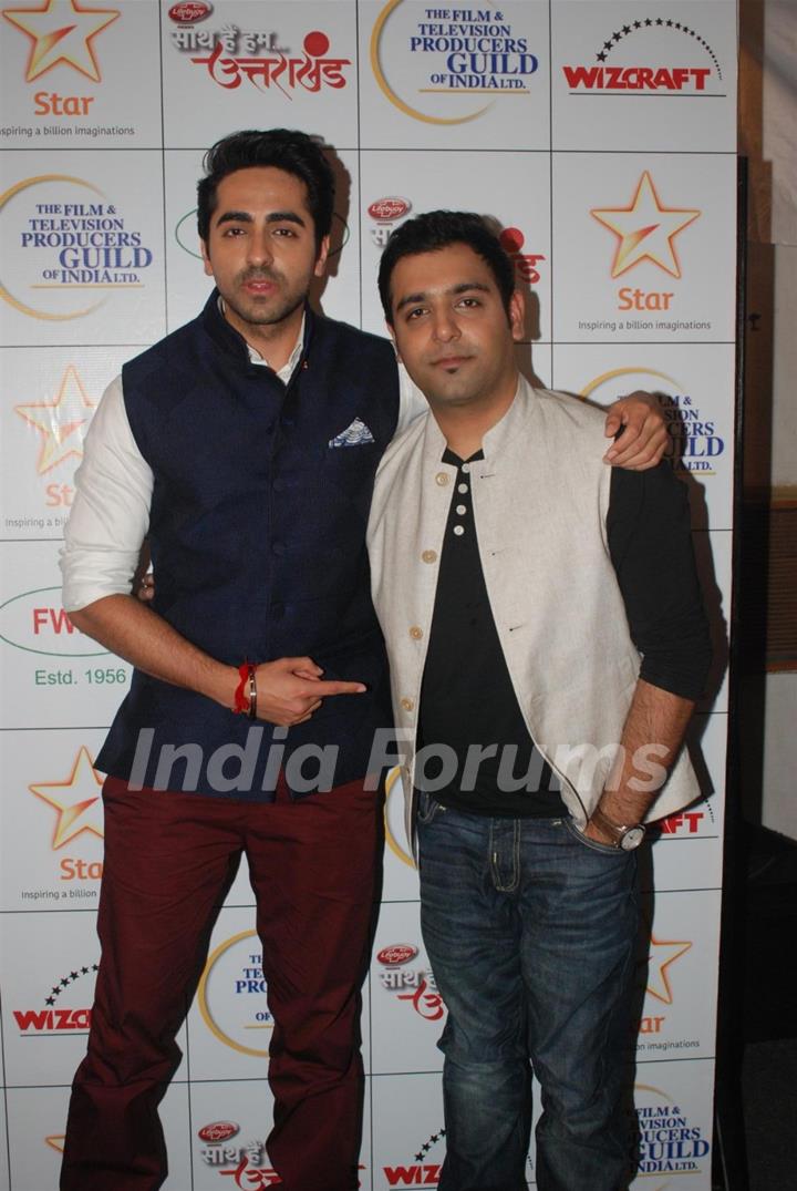 Ayushmann Khurrana and Rochak Kohli were in all support of the donation drive