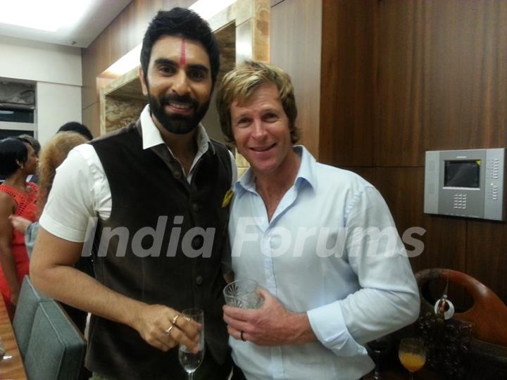 Sandip Sopparkar at legendry South African cricketer Jonty Rhodes,Birthday Party.