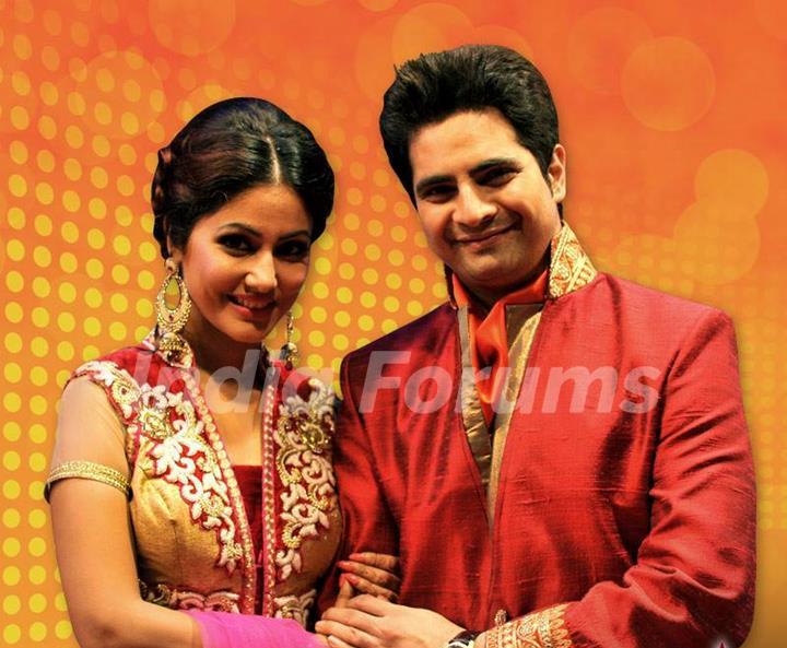 Hina khan and Karan Mehra