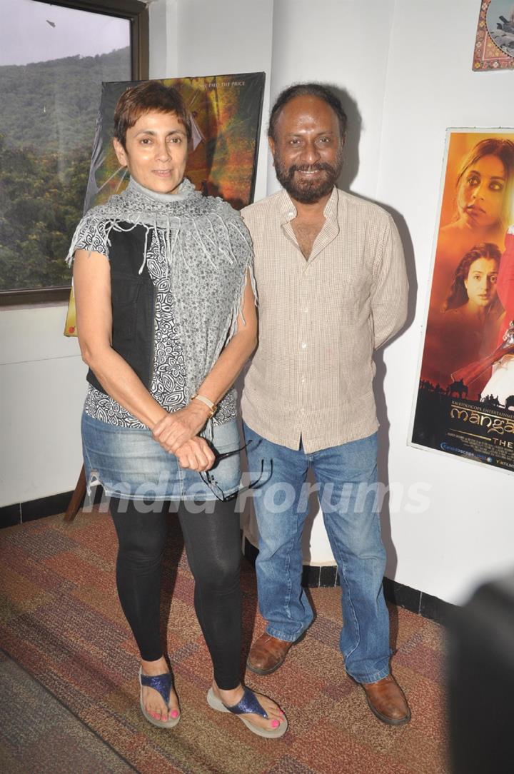 Deepa Sahi and Ketan Mehta at The Mountain Man completion Press Meet