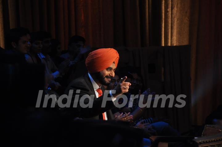 Navjot Singh Siddhu at Satyagraha's  Promotion on Comedy Nights with Kapil