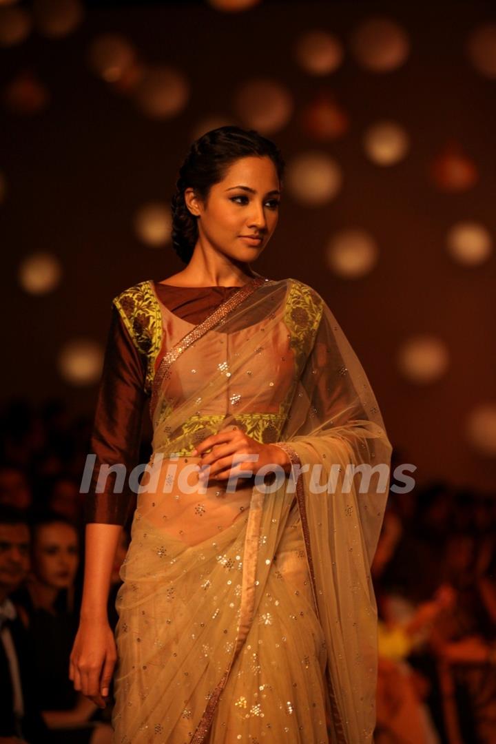 Manish Malhotra's creation at Lakme Fashion Week