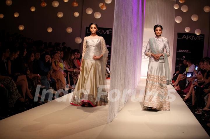 Manish Malhotra's creations at Lakme Fashion Week