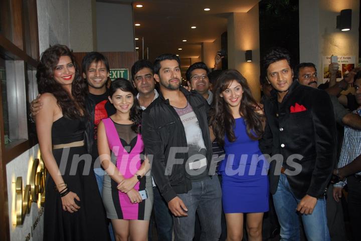 Grand Masti team at the Music Launch