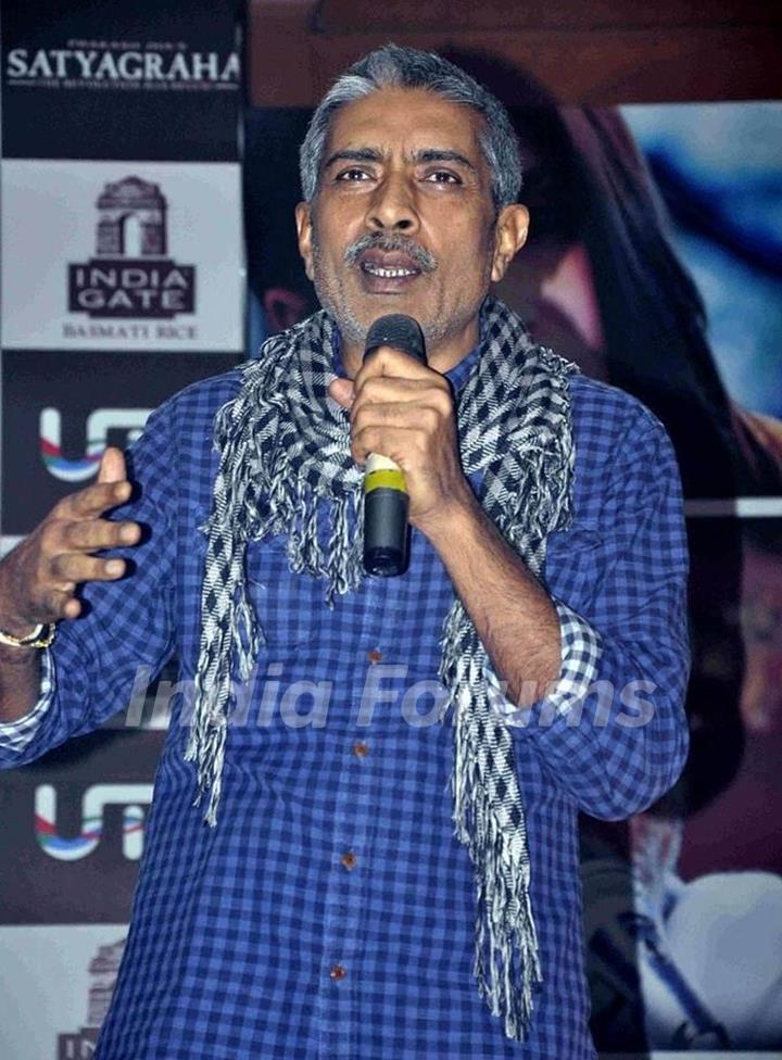 Prakash Jha at Satyagraha movie promotion