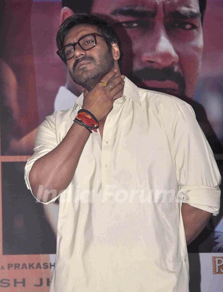 Ajay Devgan at Satyagraha movie promotion