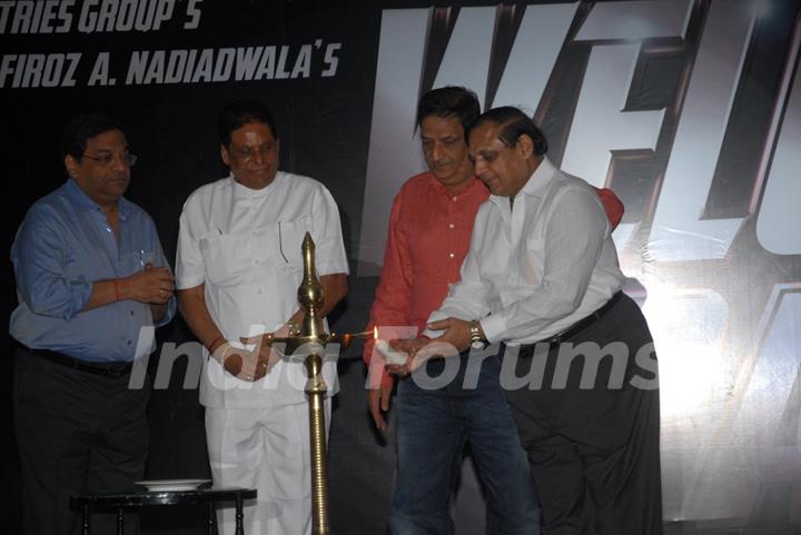 Lamp lighting at the Welcome Back-Movie Launch