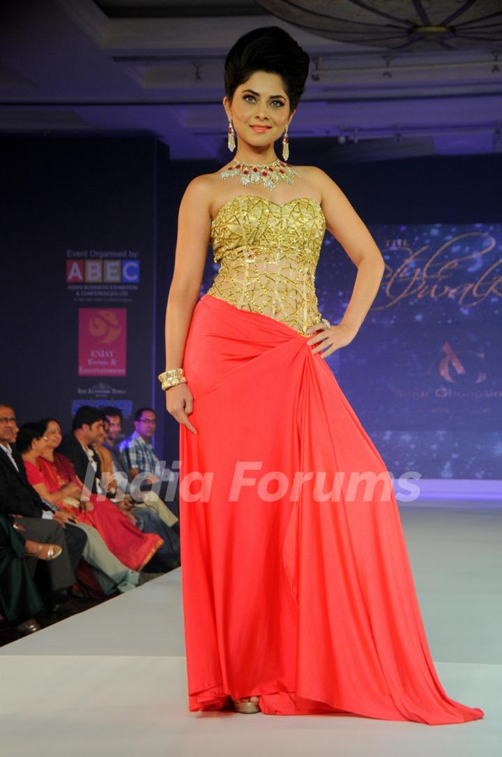 Sonalee Kulkarni was at the Glamour Style Walk