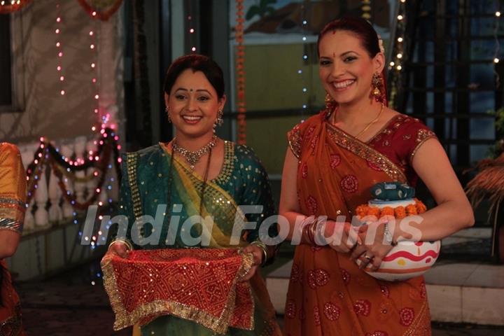 Sonalika Joshi celebrating Janamastmi in Taarak Mehta Ka Ooltah Chashmah