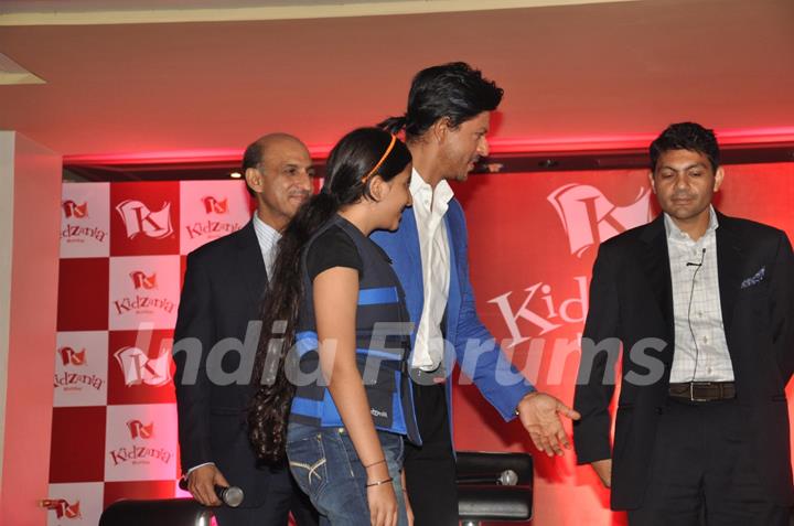 Shahrukh Khan arrives at the Launch of Kidzania