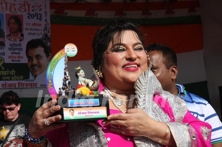 Dolly Bindra at the Dahi Handi celebrations