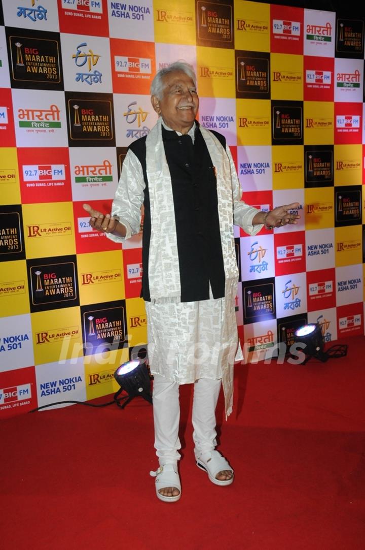 Ramesh Deo at BIG Marathi Entertainment Awards
