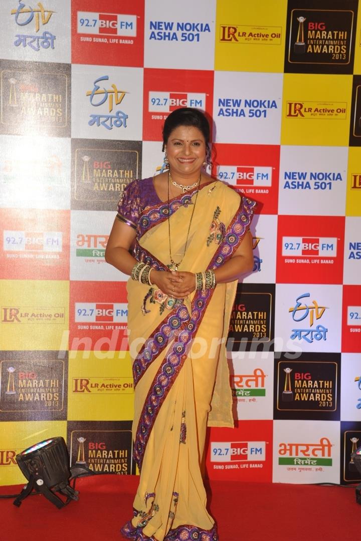 Supriya Pathare at BIG Marathi Entertainment Awards