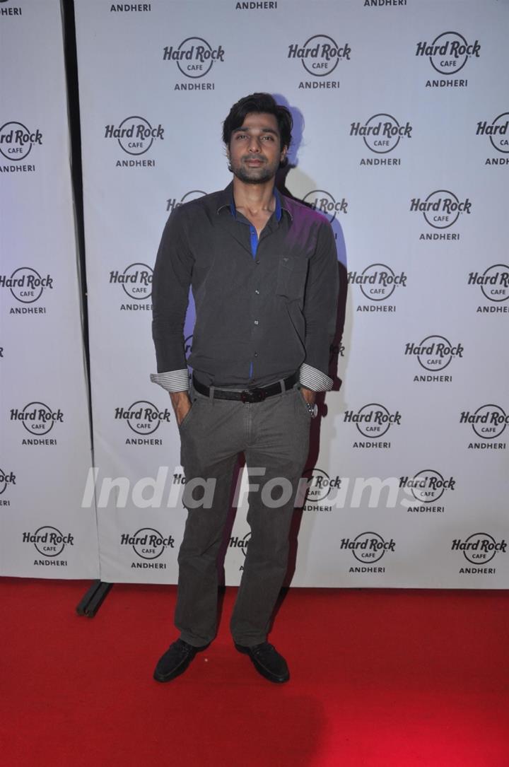 Hanif Hilal at the Hard Rock Cafe Launch in Andheri