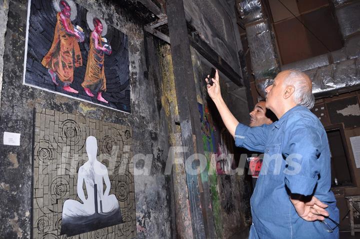 Mahesh Bhatt at Burmese exhibition