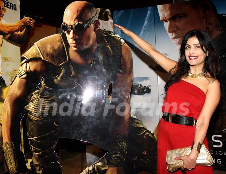 Shibani Kashyap was at the Premier of Hollywood film Riddick
