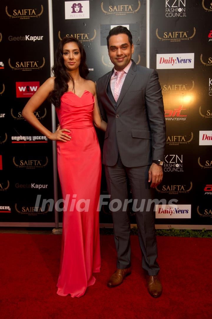 Abhay Deol and Preeti Desai at the red carpet of SAIFTA