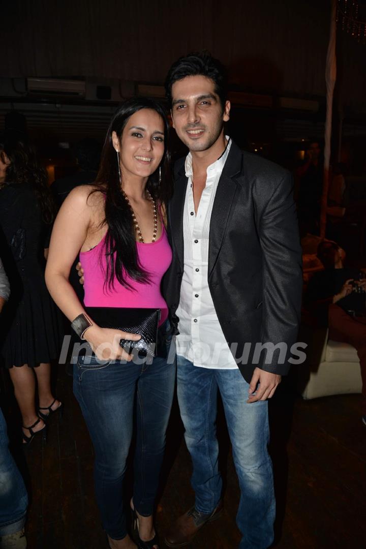 Tulip Joshi and Zayad Khan at her birthday bash